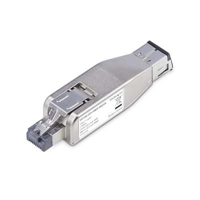 StarTech.com Gigabit Glasvezel naar RJ45 Ethernet Media Converter Dongle, Optical Singlemode 10km/Multimode 800m, PoE Voeding
