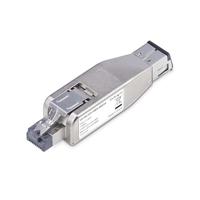 StarTech.com Gigabit Glasvezel naar RJ45 Ethernet Media Converter Dongle, Optical Singlemode 10km/Multimode 800m, PoE Voeding - thumbnail