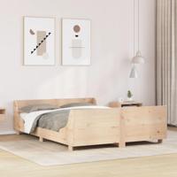 Bedframe zonder matras massief grenenhout 120x190 cm - thumbnail
