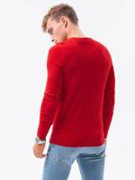 Edoti - Heren Sweater - Rood - Aansluitend - Ronde Halslijn - thumbnail