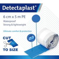 Detectaplast Universal pleister, ft 6 cm x 5 m, op rol - thumbnail