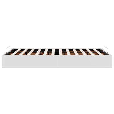 Bedframe zonder matras 120x190 cm kunstleer wit
