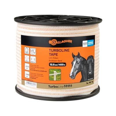 Gallagher TurboLine lint 12,5mm wit 400m - 086231 086231