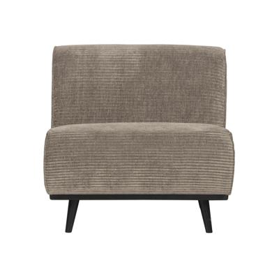 WOOOD Bank 'Statement' 1-zits Element, Rib, kleur Clay