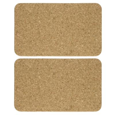 Cosy & Trendy Onderzetter Kurk Rechthoek - 2 Stuks