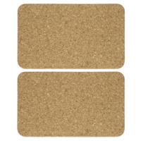 Cosy & Trendy Onderzetter Kurk Rechthoek - 2 Stuks - thumbnail