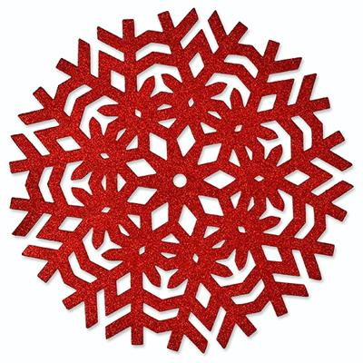 Unique Living placemat ice 38cm red