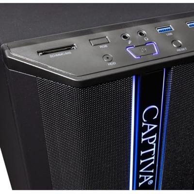 CAPTIVA Advanced Gaming R69-346 AMD Ryzen™ 5 5500 16 GB DDR4-SDRAM 1 TB SSD NVIDIA GeForce RTX 3060 Windows 11 Home Desktop PC Black