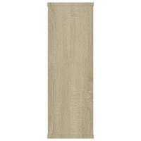 Wandschappen 104x20x58,5 cm bewerkt hout sonoma eikenkleurig - thumbnail