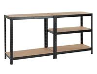 Opbergrek - Heavy Duty Metaal 1250kg draagkracht - Monteren zonder schroeven - thumbnail