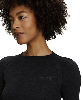 Falke Wool-Tech Longsleeve Thermoshirt Dames Black XL