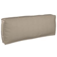 VidaXL Kussen taupe 120 x 40 x 12 cm oxford stof - thumbnail