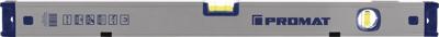 Promat/Tecwerk Waterpas | 100 cm | aluminium zilver | ± 0,5mm/m met magneet - 4000857178