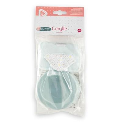 Corolle plaspotje en doekje