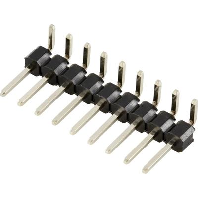 TRU COMPONENTS TC-8596912 Male header (standaard) Aantal rijen: 1 Aantal polen per rij: 9 1 stuk(s)