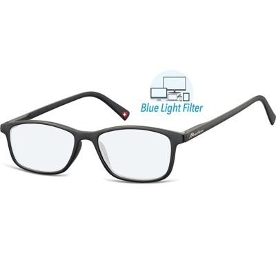 Leesbril montana +1.00dpt blue light filter zwart