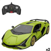 Politiewagen op Afstandsbediening Lamborghini (2 Stuks) - thumbnail