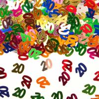 20 Jaar Tafeldecoratie / Sierconfetti - thumbnail