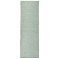VidaXL Buitenkleed platgeweven 80x250 cm turquoise - thumbnail