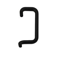 Hardbrass Handgreep Bilbao haaks 32x350mm. - mat zwart - thumbnail