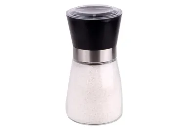 Cookinglife Peper- of Zoutmolen Glas Zwart 175 ml