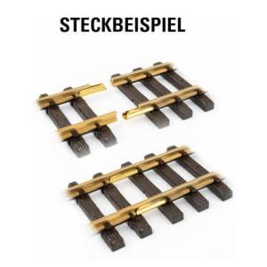 G LGB rails 11040 Gebogen rails 7.5 ° 645 mm 1 stuk(s)