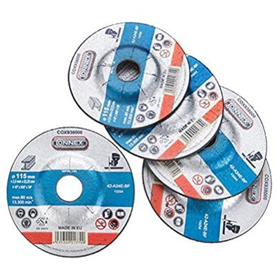 Connex set 5x slijpschijf metaal 115mm - cox938005 Connex set 5x slijpschijf metaal 115mm - cox938005