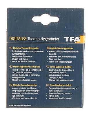 TFA Dostmann 30.5033.02 30.5033.02 Thermo- en hygrometer Wit