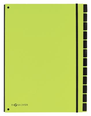 Sorteermap Pagna Trend A4 12 tabs appelgroen Sorteermap Pagna Trend A4 12 tabs appelgroen