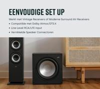 Polk: Monitor XT12 subwoofer - zwart - thumbnail