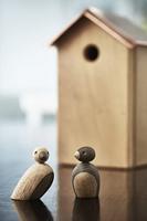 Kay Bojesen Animals Mussen 2 stuks hout 6 cm - thumbnail