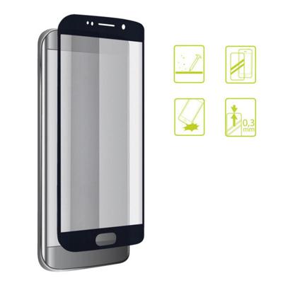 KSIX smart your tech Displaybeschermfolie voor iPhone SE 2022, SE 2020, 8 en 7, gehard glas, dikte 0,33 mm, zwart