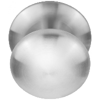 Formani Basics LB80V voordeurknop vast op rozet - mat RVS - thumbnail