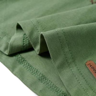 Kindershirt met lange mouwen gorillaprint 116 lichtkakikleurig Kindershirt met lange mouwen gorillaprint 116 lichtkakikleurig