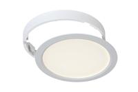 Lucide TENDO-LED - Plafonnière - Ø 22 cm - LED - 1x18W 3000K - Wit - thumbnail