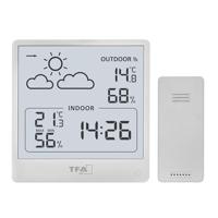 TFA Dostmann Funk-Wetterstation CLEO 35.1176.02 Draadloos weerstation Verwachting voor 12 tot 24 uur Aantal sensoren max.: 1 stuk(s) - thumbnail