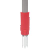 Onkruidsteker 93,5 cm gepoedercoat staal rood en grijs - thumbnail