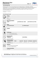 Mipa kunststof lak "bumper paint" bumper paint spray 400ml - thumbnail