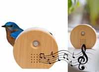 QLT Nature Geluidbox met Sensor - Vogel-, Zee- of Junglegeluiden - Hout - thumbnail