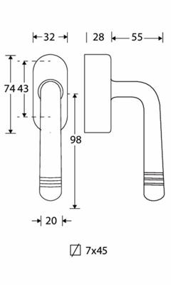 DK Garnituur afsl. Art-Deco/Elegant MMNO