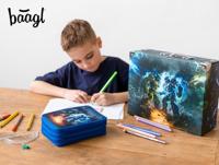 Baagl Luxe Etui - Pennenzak Robots 3-ritsen - thumbnail