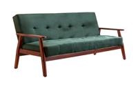 Artistiq Slaapbank 'Lilly' Velvet, 190cm, kleur Groen - thumbnail