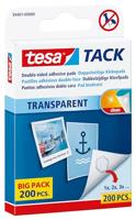 tesa TACK Dubbelzijdige kleefpads Transparant Inhoud: 200 stuk(s) - thumbnail