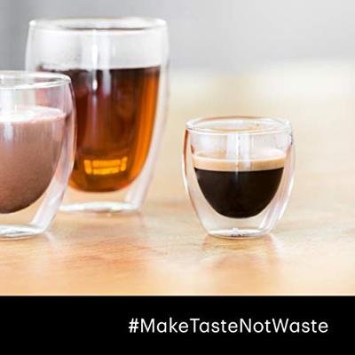 Bodum Dubbelwandige espressoglazen Pavina - gepatenteerd ventiel - 80 ml - 6 stuks