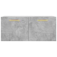 Wandkast 80x36,5x35 cm bewerkt hout betongrijs - thumbnail