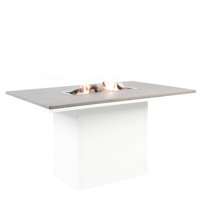 Cosi | Cosiloft 120 Relax Dining Table | White Frame | Grey Top