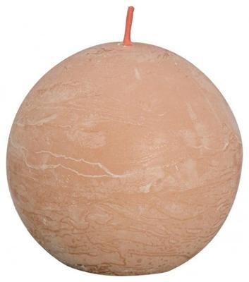 Bolsius Rustiek bolkaars shine 76 misty pink 1 Stuks