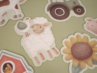 Little Dutch farm 6in1 puzzel 3-5 stukjes - thumbnail
