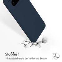 Accezz Liquid Silicone Backcover Google Pixel 8 Telefoonhoesje Blauw - thumbnail