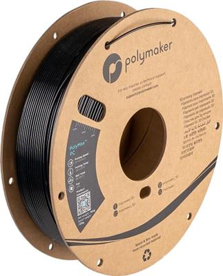 Polymaker PC02001 Polymax Tough Filament PC (polycarbonaat) Hoge stijfheid, Hittebestendig, Slagvast 1.75 mm 750 g Zwart PC-Max 1 stuk(s)